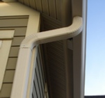 Example of rectangle downspout